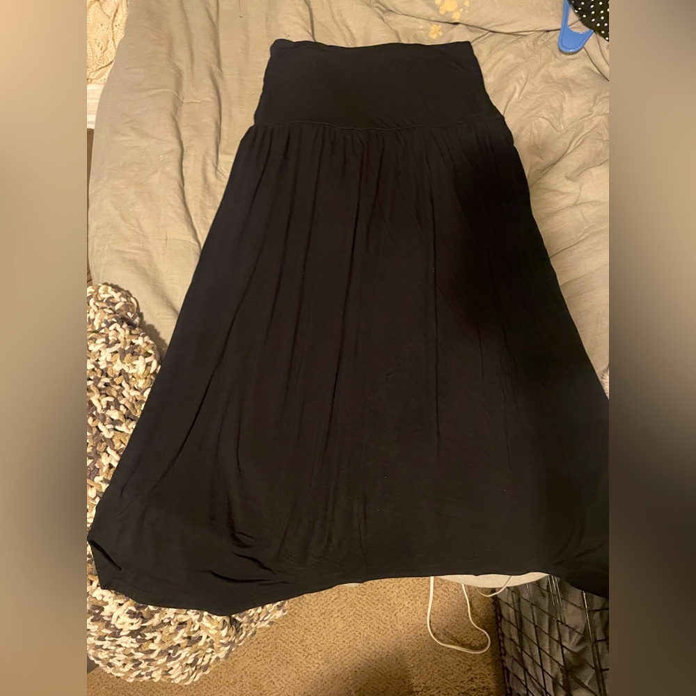 Flowy Black Women's Skirt